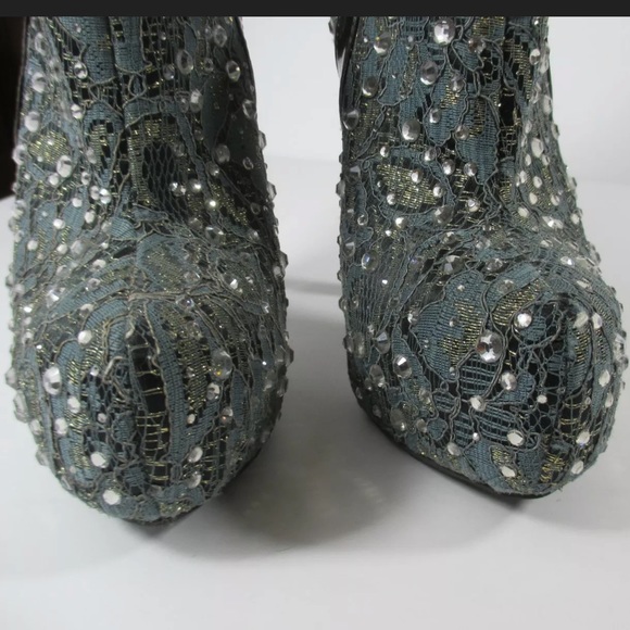 Eva & Zoe Lace Rhinestones Romantic Goth #S5 - Picture 5 of 9